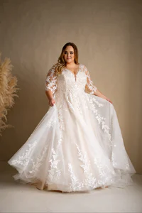 Plus size wedding dress nederland